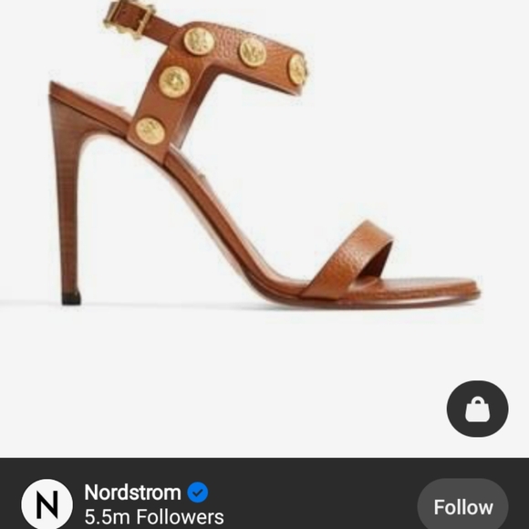 Valentino sandals with gold detail 39 - Picture 7 of 7